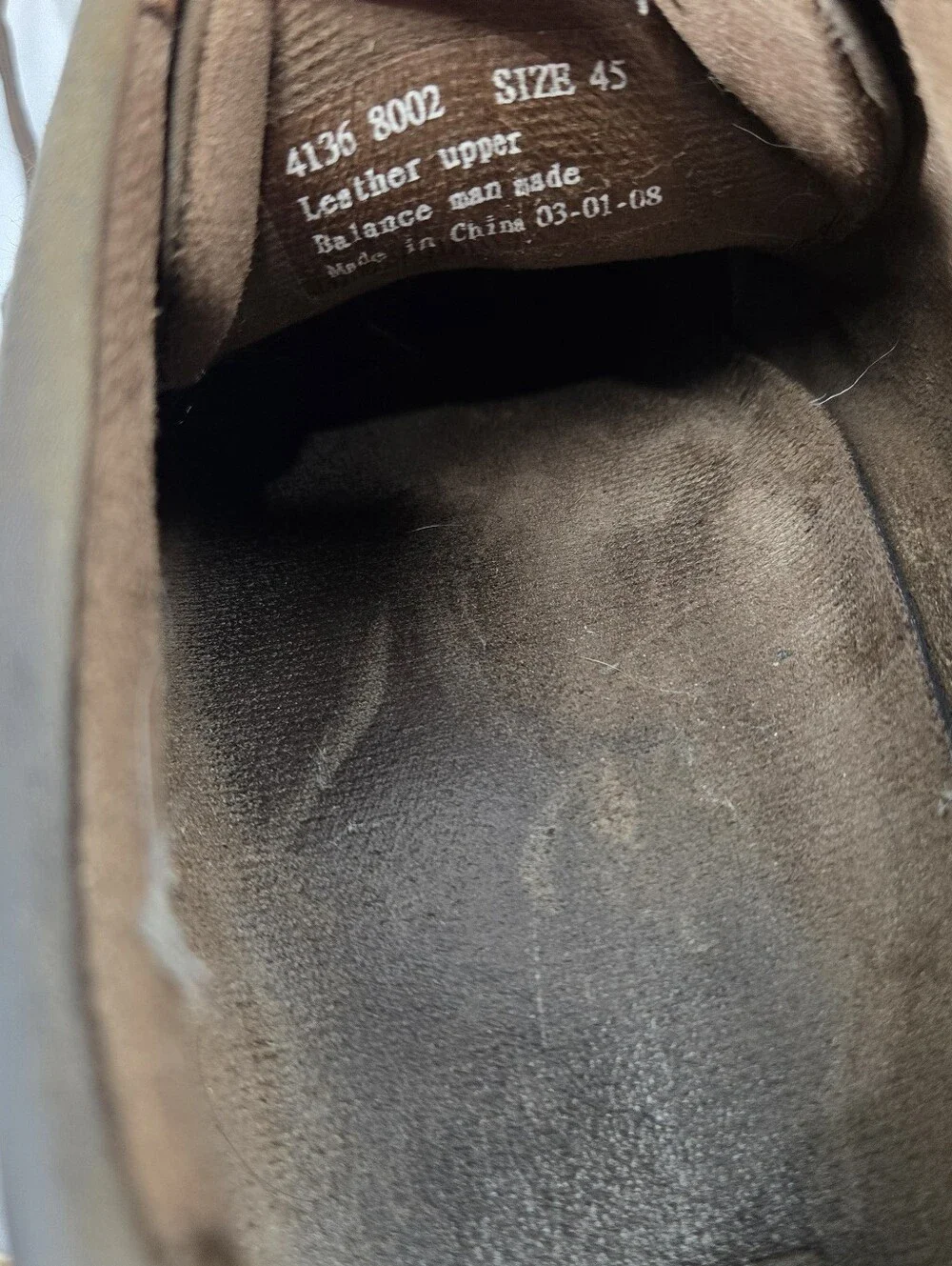Dansko Walker Brown Leather Slip Resistant Oxford Shoes Mens Size 11.5 45 EU